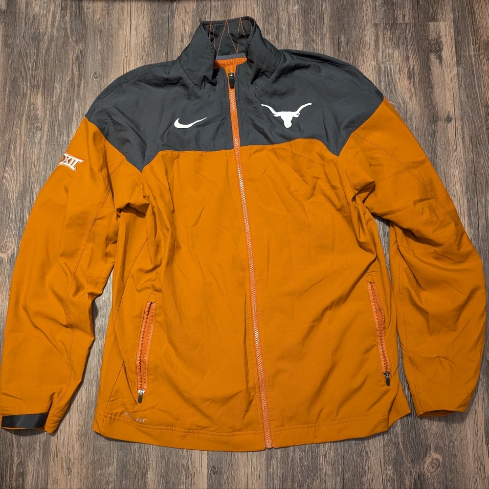 Nike M Texas Longhorns UT Track Jacket Light Weight Burnt Orange Mens